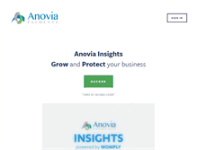 Tablet Screenshot of anoviainsights.com